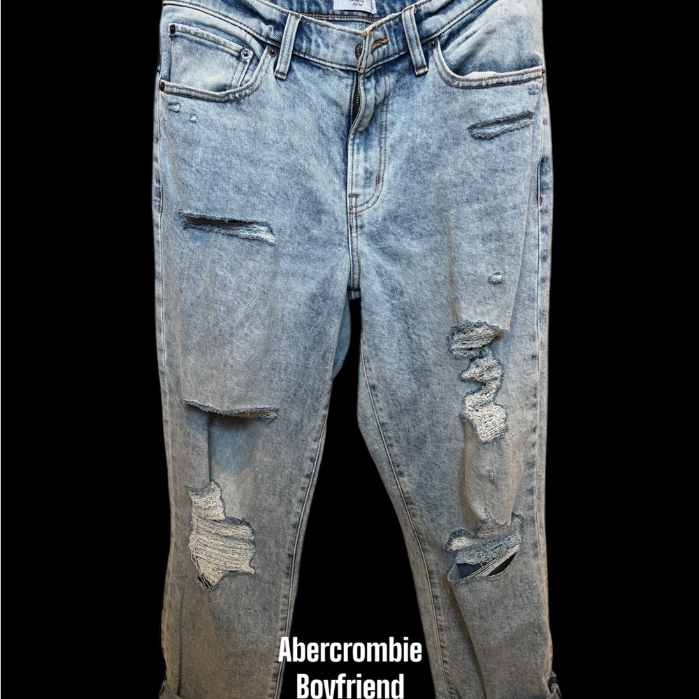 Abercrombie & Fitch Blue Vintage Boyfriend Jeans